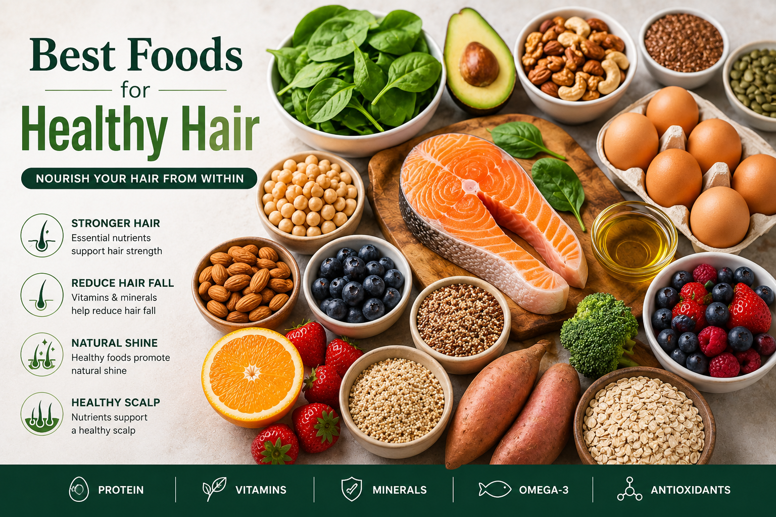 Best foods for healthy hair